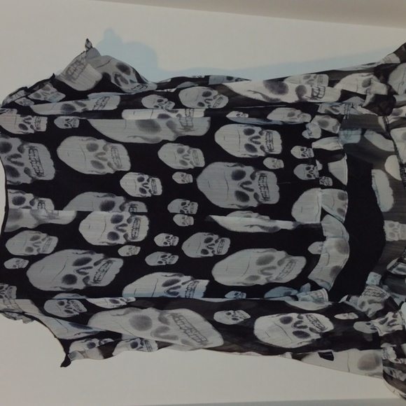 Tripp skull spaghetti strap shirt size 1 - Picture 4 of 12